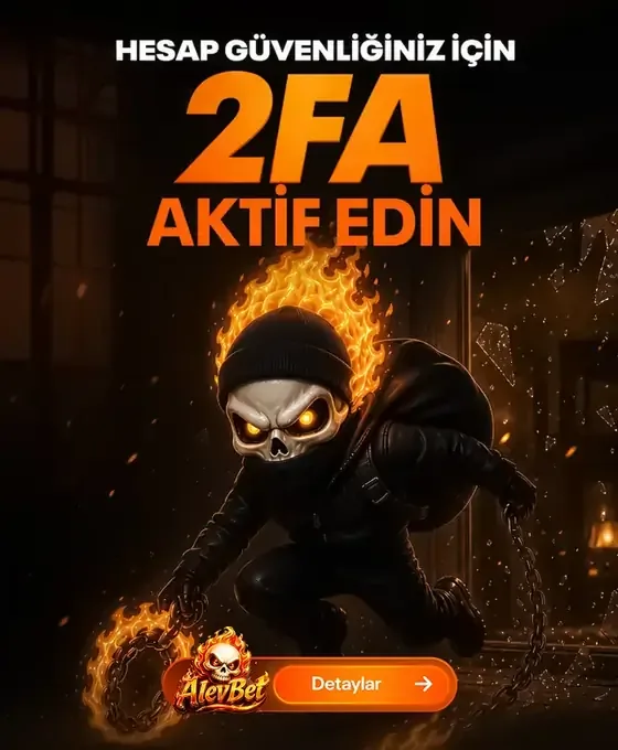 Alevbet 2FA aktif edin kampanyası kartı