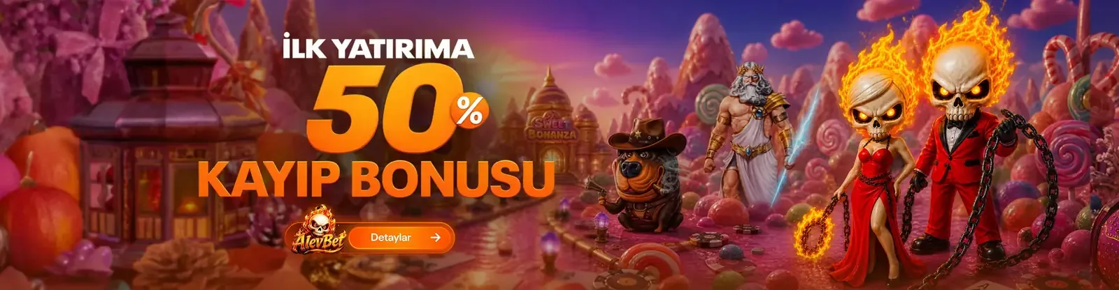 İlk yatırıma %50 kayıp bonusu — Alevbet